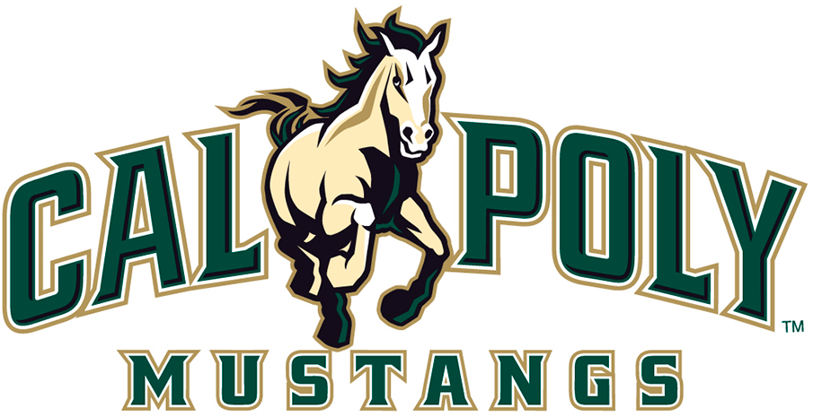 Cal Poly Mustangs 2007-Pres Primary Logo iron on paper